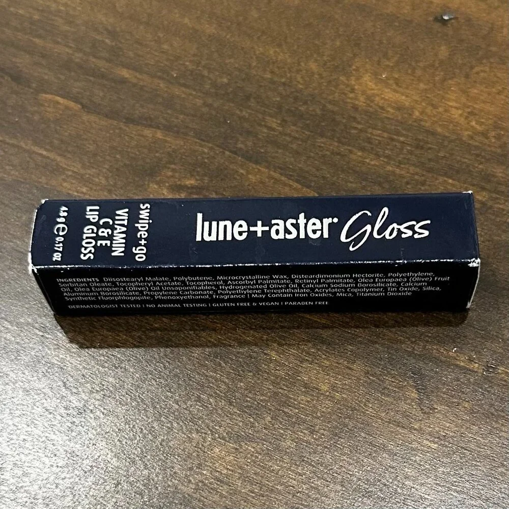 Lune+Aster Vitamin C+E Lip Gloss VLOGGER 0.17 oz NIB